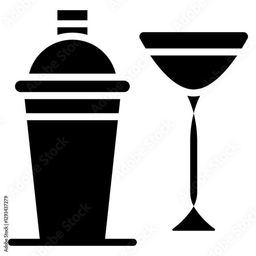 Cocktail Shaker Vector Icon