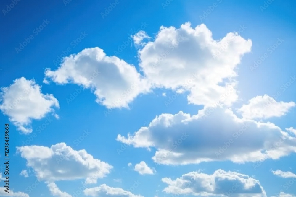 Fototapeta premium blue sky white cloud