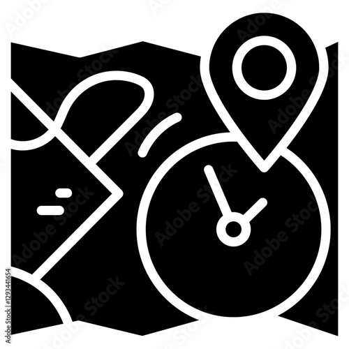 Estimated Time of Arrival Vector Icon