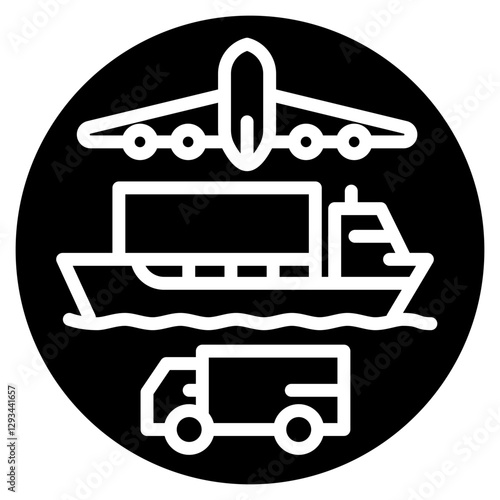 Fleet Management Vector Icon