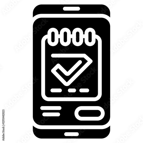 Online Booking App Vector Icon