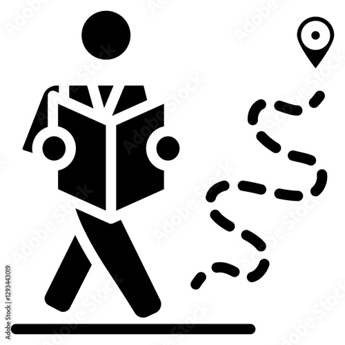 Self Guided Tour Vector Icon