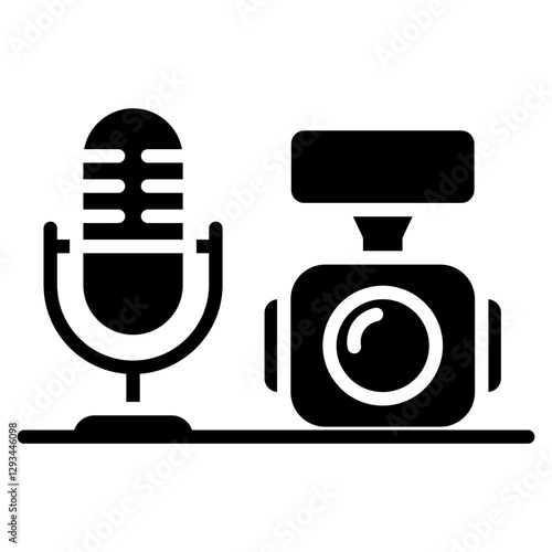 Media Training Vector Icon