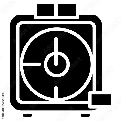 News Countdown Timer Vector Icon