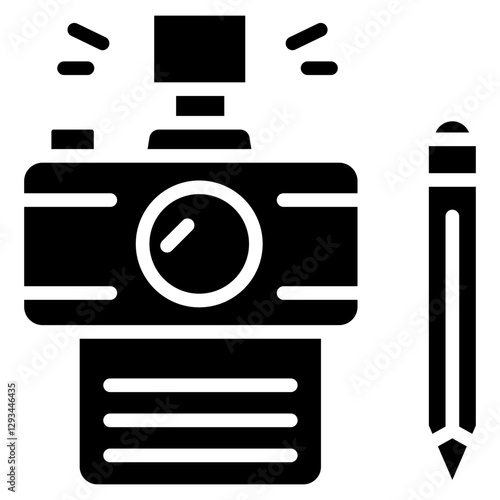 Photojournalism Vector Icon