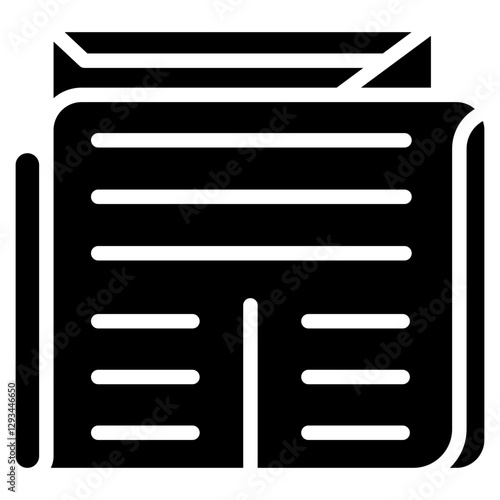 Print Media Vector Icon