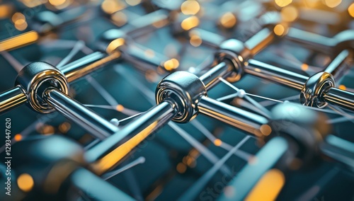 Modern security practices visualized through the resilience of interconnected metallic links.