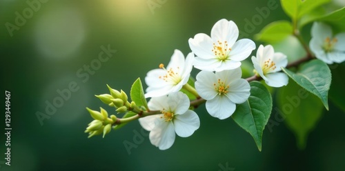 Delicate white blooms on a bougainvillea stem, flowers, vines, white flowers