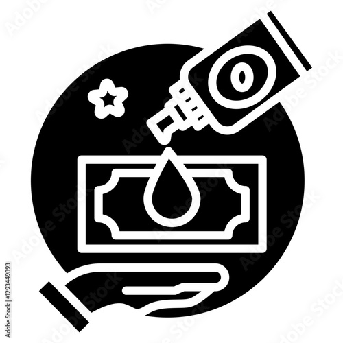 Grease Money Vector Icon