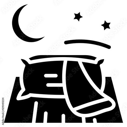 Sleepover Vector Icon