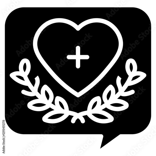 Supportive Text Vector Icon