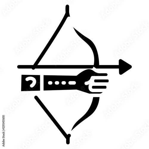 Bow Limb Vector Icon