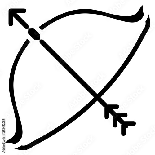 Longbow Vector Icon