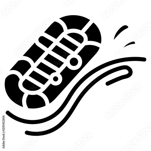 Raft Slide Vector Icon