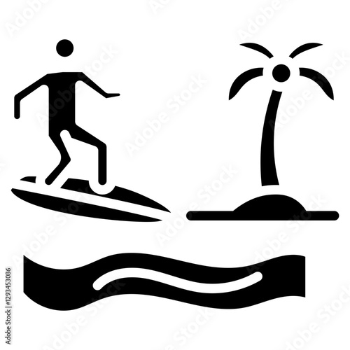 Surf Simulator Vector Icon