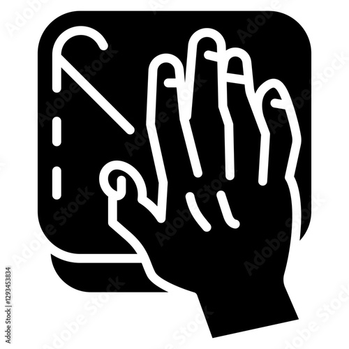 Climbing Chalk Block Vector Icon