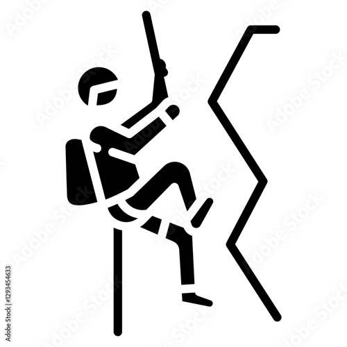 Climbing Sling Dyneema Vector Icon