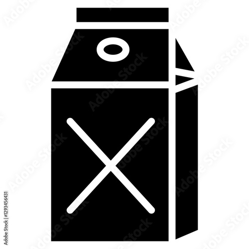 Dairy Intolerance Vector Icon
