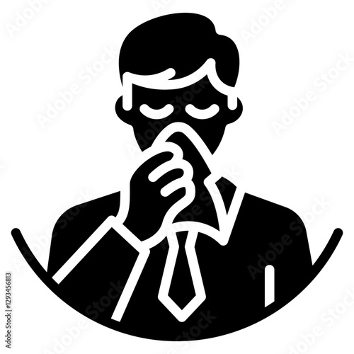 Respiratory Allergy Vector Icon