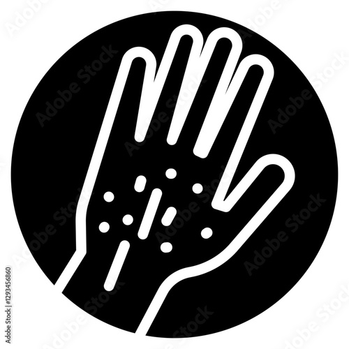 Skin Flare Up Vector Icon