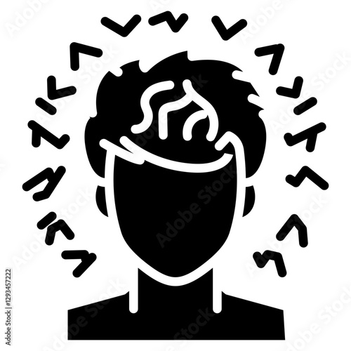 Chronic Fatigue Syndrome Vector Icon