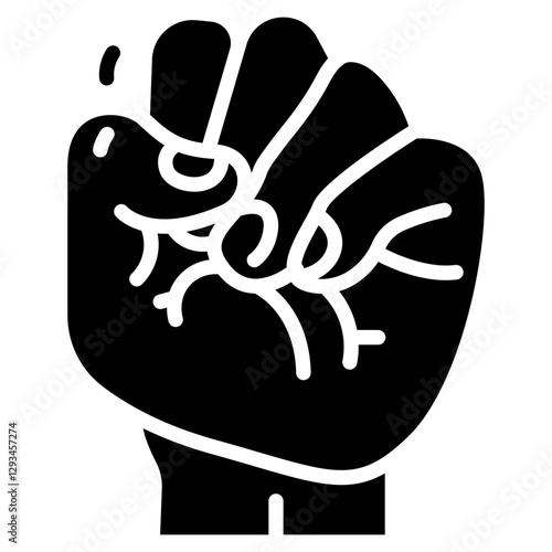 Cracked Knuckles Vector Icon