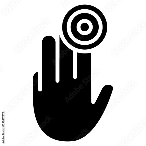 Finger Swelling Vector Icon