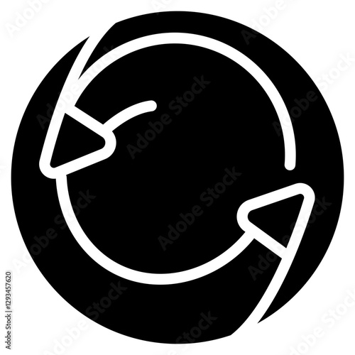 Rotational Strain Vector Icon
