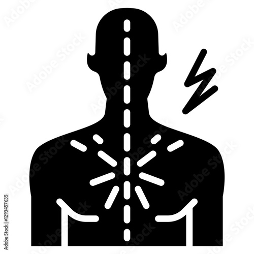 Scar Tissue Pain Vector Icon