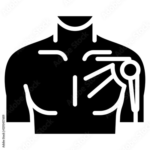 Shoulder Dislocation Vector Icon