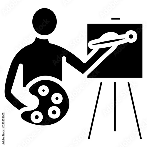 Art Therapy Vector Icon