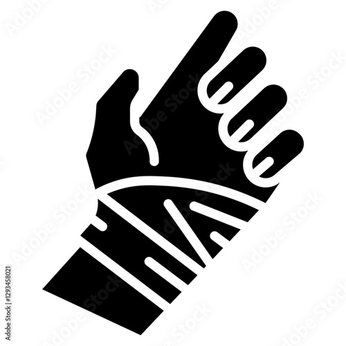 Wrist Sprain Vector Icon