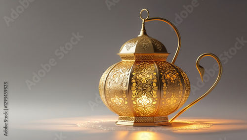 Gold Moroccan lantern