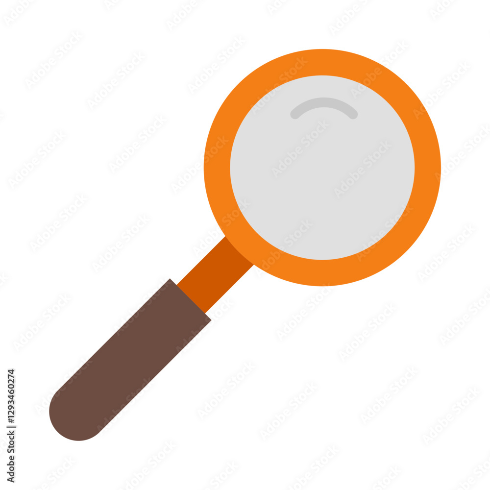 Magnifier flat icon