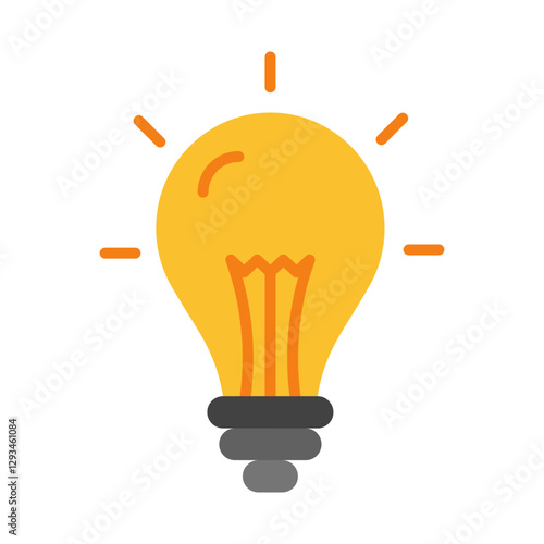 Illumination flat icon
