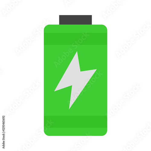 Battery flat icon