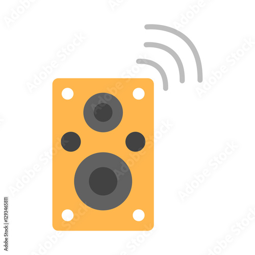 Loud speaker flat icon