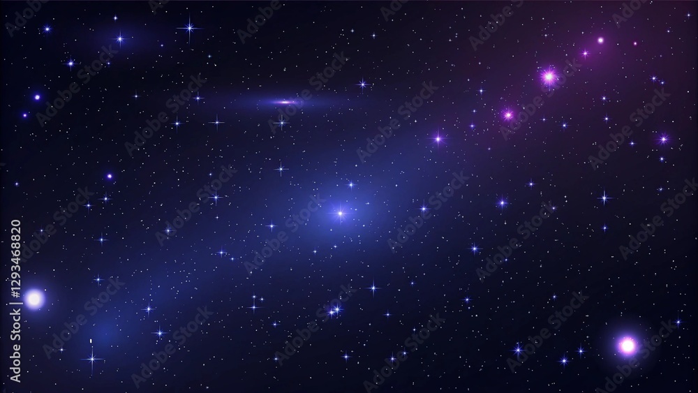 Obraz premium Beautiful Milky Way galaxy background with nebula cosmos. Stardust in deep space and bright shining stars in the universe. Space background with stardust and shining stars.