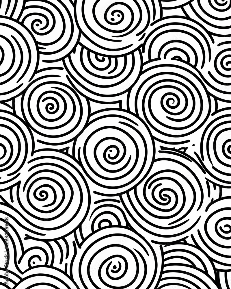 Abstract Swirling Circles Illustration Abstract Swirling Circles Illustration