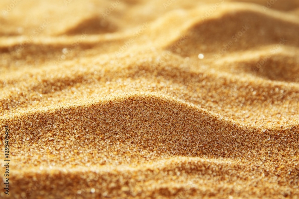 Close-up of sunlit sand dunes with soft shadows. Neural network AI generated Close-up of sunlit sand dunes with soft shadows. Neural network AI generated