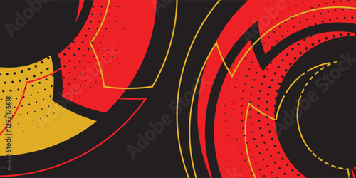 red black gold background banner racing sporty motorsport stripes professional modern abstract technology design, eps10.