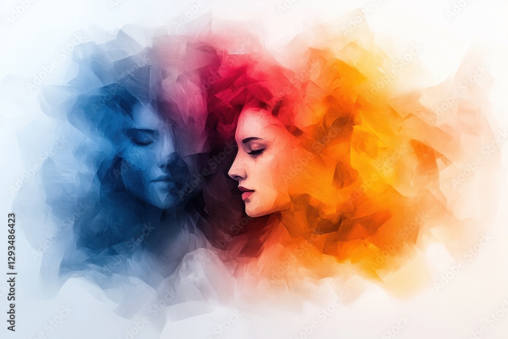 Neural network-generated artwork in surreal and abstract styles, pushing creative boundaries through AI-driven digital painting.. Neural network-generated artwork in surreal and abstract styles, pushing creative boundaries through AI-driven digital painting..