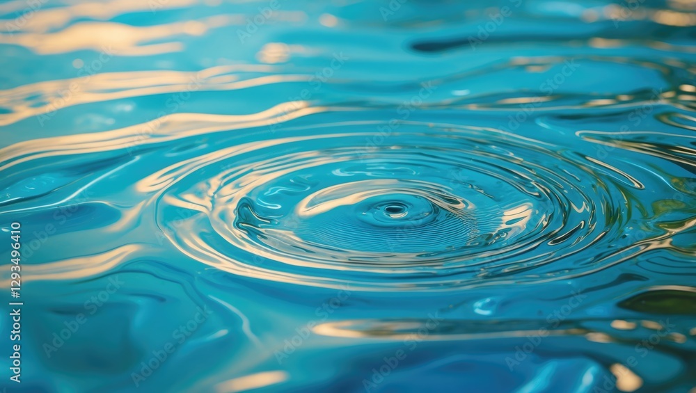 Rippling patterns on a tranquil blue water surface with reflections creating an inviting and serene aquatic background for diverse uses. Rippling patterns on a tranquil blue water surface with reflections creating an inviting and serene aquatic background for diverse uses.