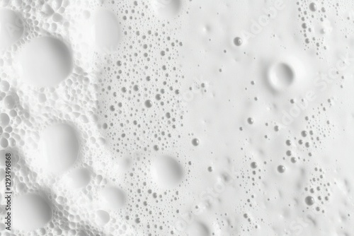 Wallpaper Mural Textured white surface with foam-like patterns. Neural network AI generated Torontodigital.ca