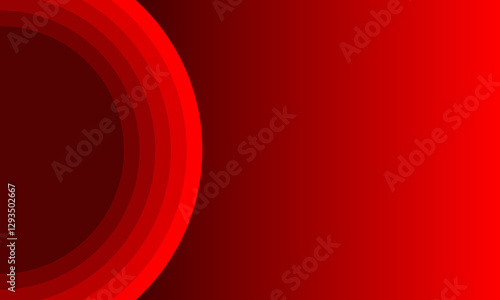 red circles shapes gradient with shinny light modern abstract background