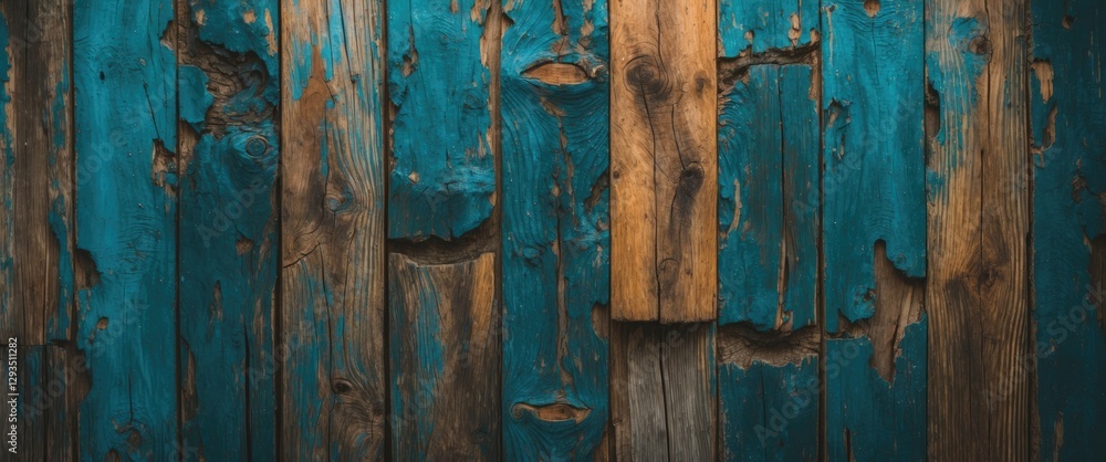 Weathered blue and brown wood plank texture for rustic backgrounds in design and decor projects Weathered blue and brown wood plank texture for rustic backgrounds in design and decor projects