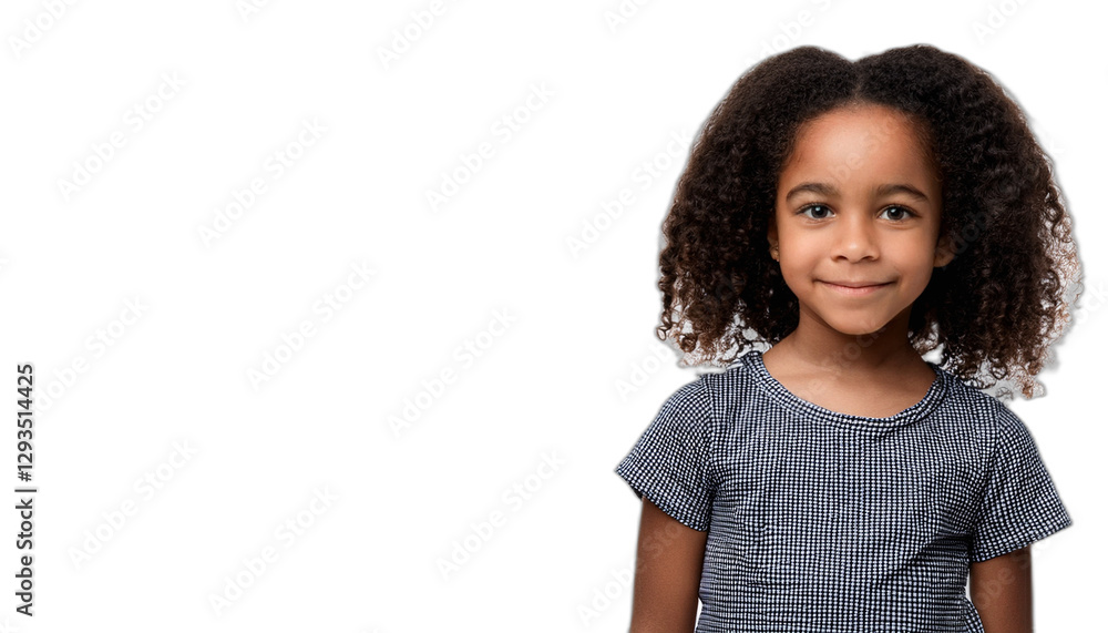 Portrait of a smiling little girl with happy expression Portrait of a smiling little girl with happy expression