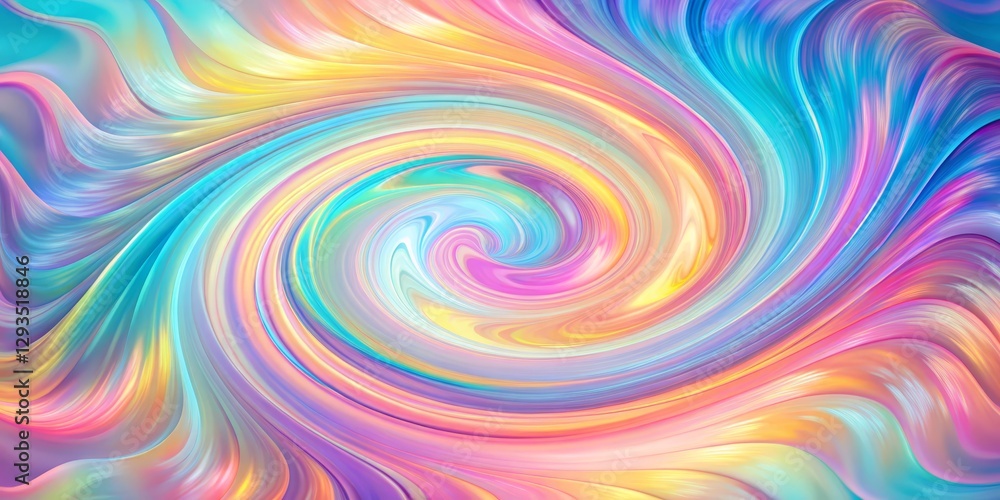 Colorful Swirling Abstract Background with Soft Pastel Shades Colorful Swirling Abstract Background with Soft Pastel Shades