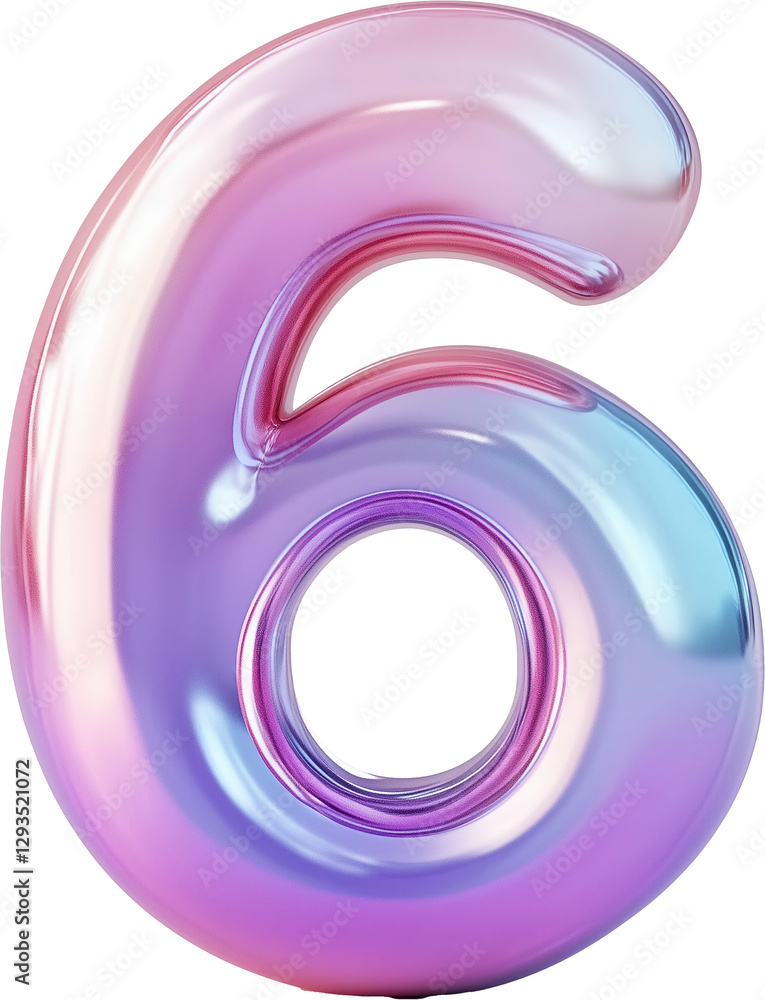 Number 6 Balloon Anniversary Number Party Birthday Event Number 6 Balloon Anniversary Number Party Birthday Event