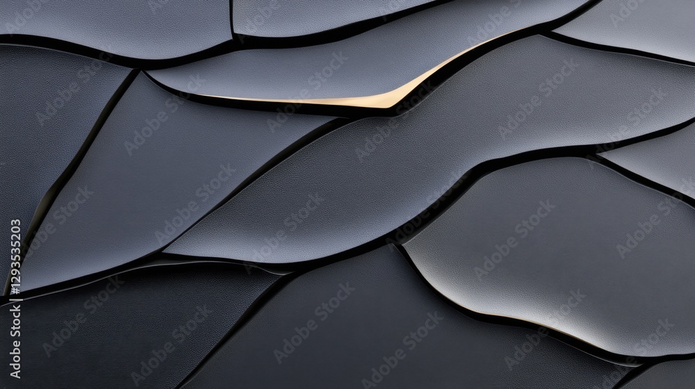 Obraz premium Stone gray background with artificial leather texture and elegant blurred pattern